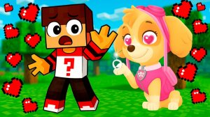 СКАЙ ЩЕНЯЧИЙ ПАТРУЛЬ СДЕЛАЛА МНЕ ПРЕДЛОЖЕНИЕ В МАЙНКРАФТЕ