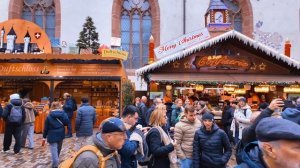 Швейцария. Пешеходная экскурсия по рождественским ярмаркам в Базеле в формате 4К