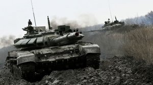 Т-72Б3М разнес пункт временной дислокации боевиков ВСУ. Лучшее видео из зоны СВО