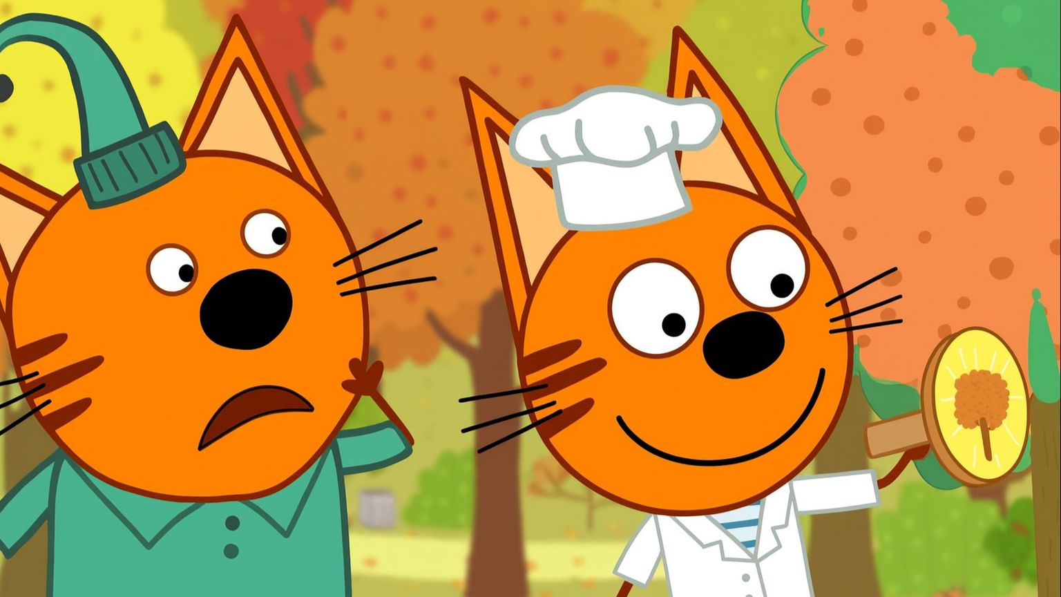 Три Кота — Мультфильм для Детей | Игра Раскраска  | Три Кота Мультик Смотреть | Развивающая Игра