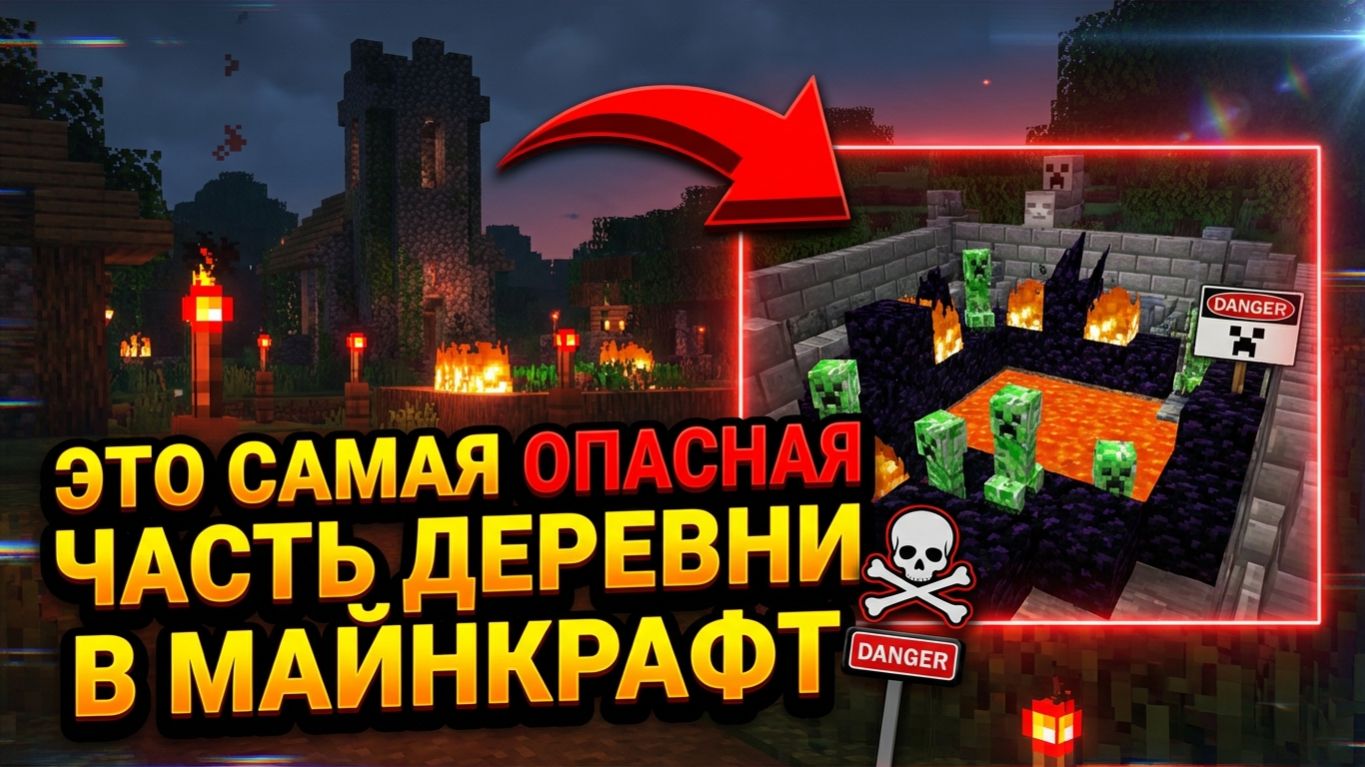 ЭТО САМАЯ ОПАСНАЯ ЧАСТЬ ДЕРЕВНИ В
МАЙНКРАФТ | Компот Minecraft смотреть онлайн