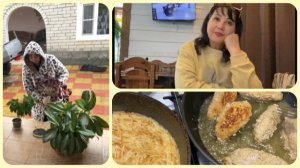 🏥 О САМОМ ГЛАВНОМ о здоровье // погода испортилась-  заношу ЦВЕТЫ в дом/ приготовила ОБЕД 🥘