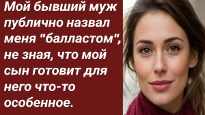 Истории для Вас/Мой бывший муж публично назвал меня "балластом", не зная.../Жизненные истории