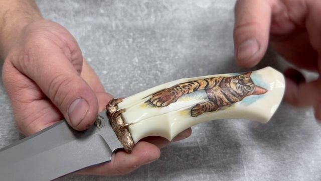 Авторский нож Бенгал из стали S390 смотреть онлайн