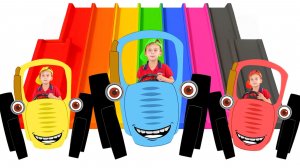 Синий Трактор и Цветные Горки / Изучаем Цвета