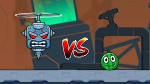 Красный Шар в игре Bounce Ball 6 Уровни 56-60 Босс