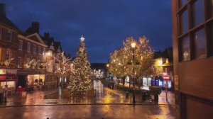 🇬🇧 В первый день Рождества - Прогулка под дождем по традиционному английскому городку