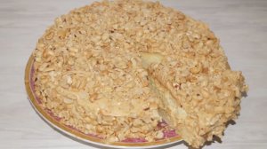 Домашний бисквитный торт 🎂 с арахисом! Пальчики оближешь как вкусно!