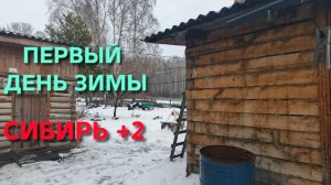 Мы хотели теплую зиму в Омской области но не до такой степени 1 декабря снег тает идет дождь