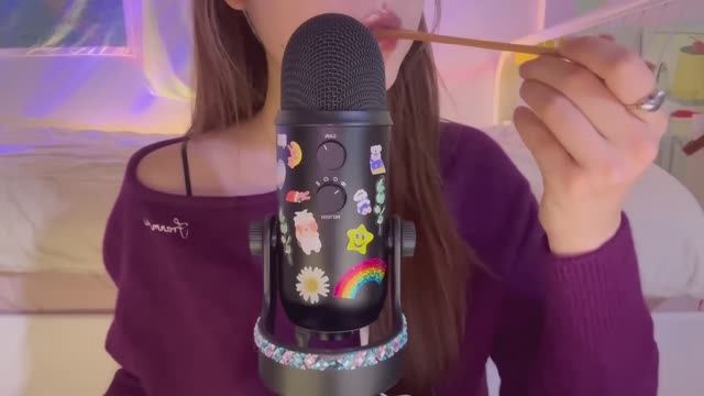 ASMR 💕 팅글 터지는 입소리 mouth sounds [Cham]