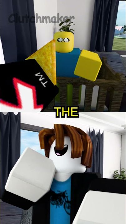 The Baby Likes The Chip ☺️ #shorts #short #roblox #funny #robloxmemes
