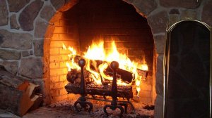 Горящий камин