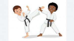 Клубные соревнования. Каратэ. Второй бой. Красные накладки