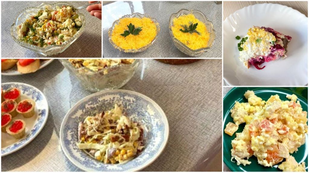 5 новогодних салатов, которые съедаются первыми | Рецепты на праздничный стол смотреть онлайн