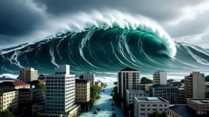 МЕГА ЦУНАМИ ПОСЛЕ ВОЗНИКНОВЕНИЯ ЗЕМЛЕТРЕСЕНИЯ В МОРЕMEGA TSUNAMI