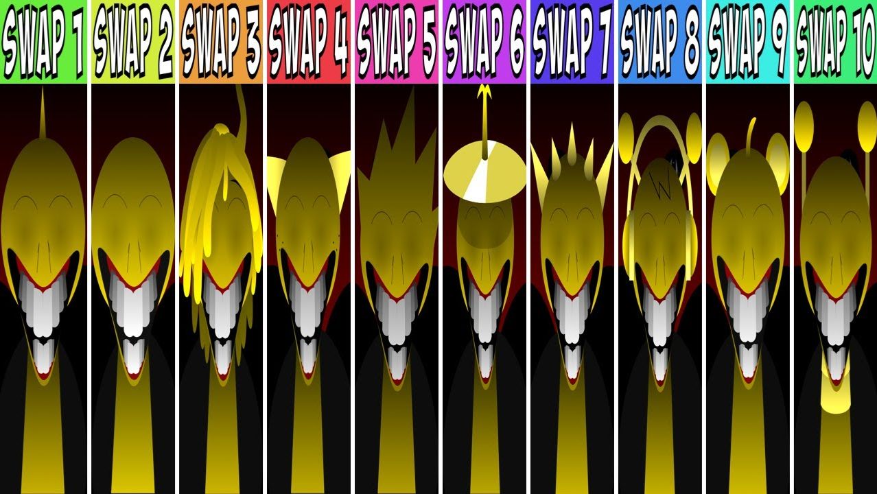 ВСЕ Персонажи Из Sprunki Phase 2 SWAP