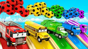 Детские мультики, мультфильмы для малышей, учим английский, мультики про машинки, мультики с песнями