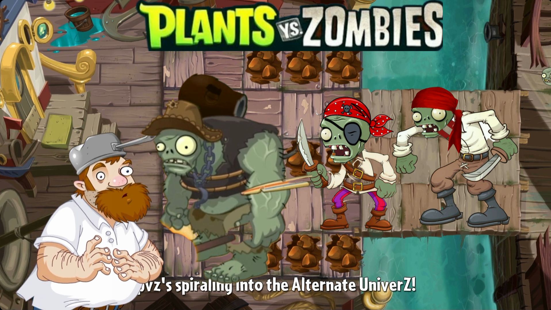 😱100 дней в Пиратских Морях в Plants VS Zombies 2!