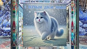 С Первым Днём Зимы! Музыкальная открытка 15 от Киностудии Мудрого Кота Тимофея!!!
