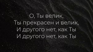 Прихожу к Тебе я с хвалою