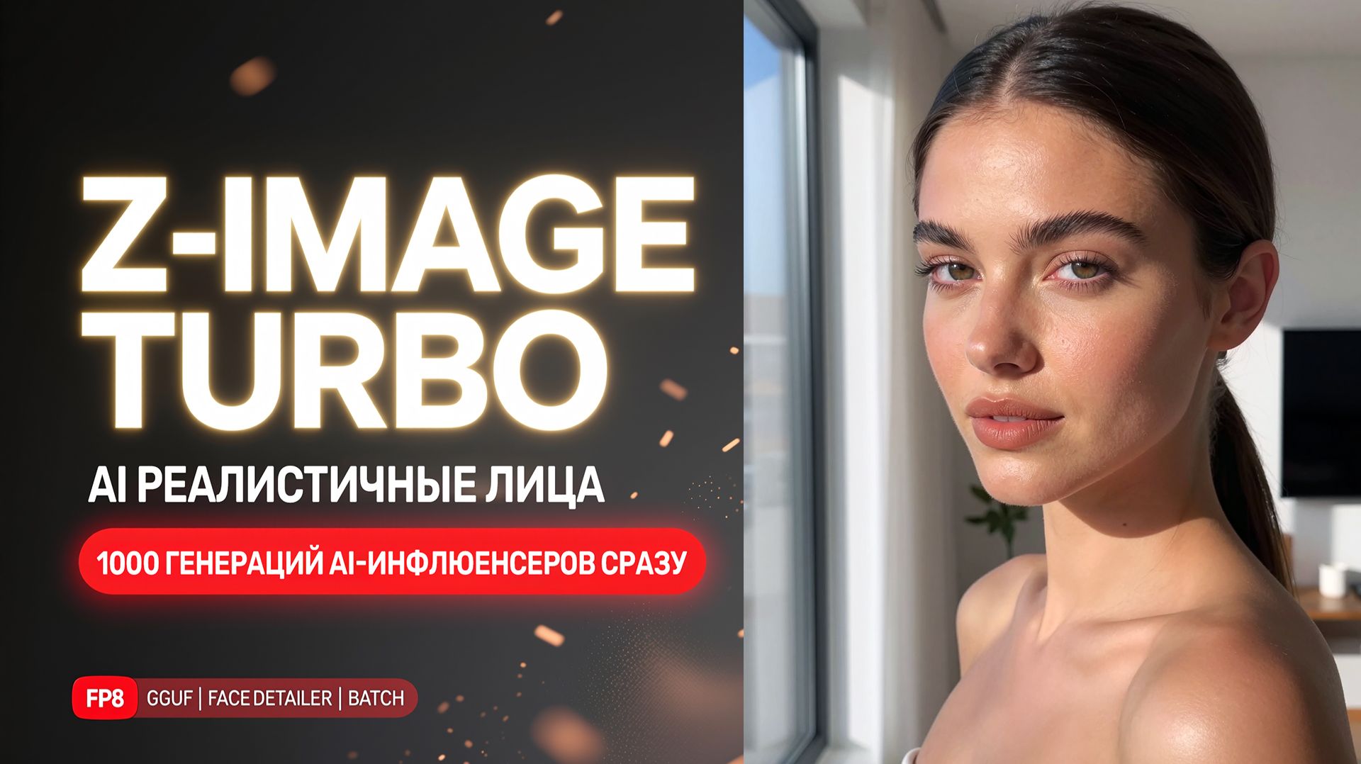 УЛЬТРАРЕАЛИСТИЧНЫЕ AI-ИНФЛЮЕНСЕРЫ. Запуск контент-завода на тысячи фото! Z-Image Turbo в ComfyUI смотреть онлайн