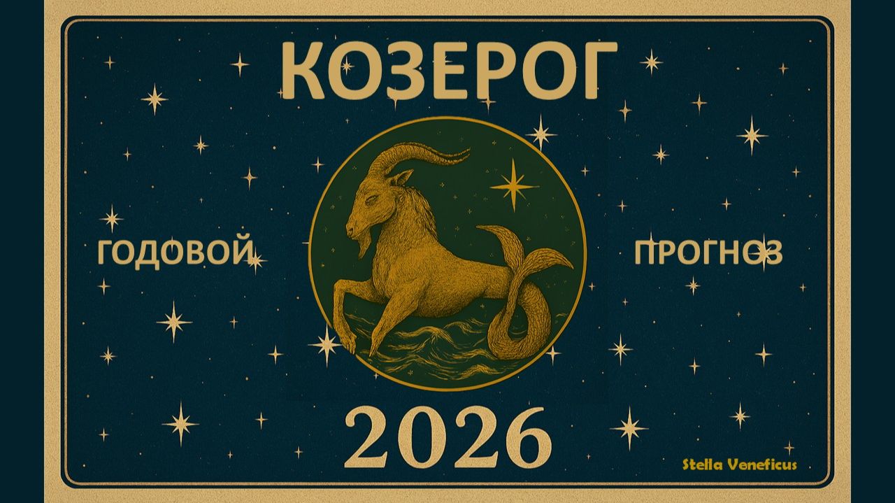 КОЗЕРОГ - ОБЩИЙ АСТРОЛОГИЧЕСКИЙ ПРОГНОЗ НА 2026 г.