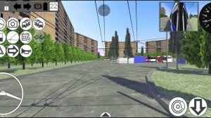 Micro-Trolleybus Simulator. НСК 0.8 . Поездка по маршруту №22