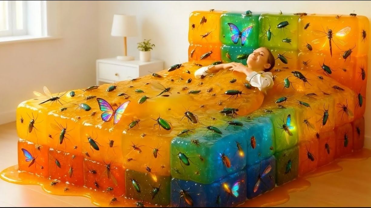 Какую кровать мечты вы бы хотели? ✨Невероятно приятный и необычный АСМР-эффект от ИИ смотреть онлайн