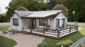 Невероятный дом 7x9 м с 2 спальнями! 💫 Уютное гнездышко 63 м² с террасой