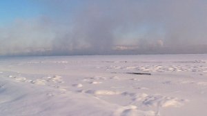 Морозный день.