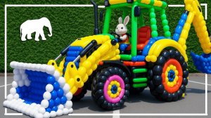 Мультики для детей. Волшебные воздушные шарики превращаются в яркие машинки. Мультики для малышей