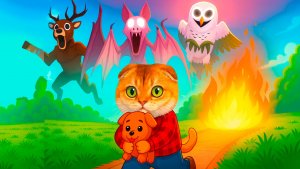 ПОБЕГ ИЗ ТЮРЬМЫ БАРРИ НО ЭТО ТЮРЬМА 99 НОЧЕЙ В ЛЕСУ РОБЛОКС! ОЛЕНЬ, СОВА И ГИГАНТСКАЯ ЛЕТУЧАЯ МЫШЬ