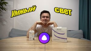 Умная светодиодная лента и умные лампочки Яндекс с Алисой