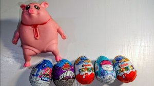 АСМР распаковка Киндер Сюрприз яйца АСМР Новинка 🥰🤯 приятные звуки АСМР 🥰