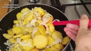 Картофель по деревенски на сковороде
