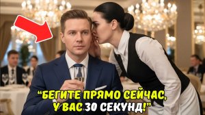 Миллионер ужинал со своей НЕВЕСТОЙ и её родителями — пока ОФИЦИАНТКА не прошептала: «БЕГИТЕ СЕЙЧАС!»