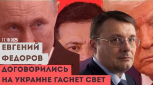 Евгений Федоров: Путин и Трамп договорились. Зеленский в США. Украина без света.
