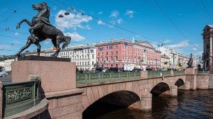 Аничков мост в Санкт-Петербурге.