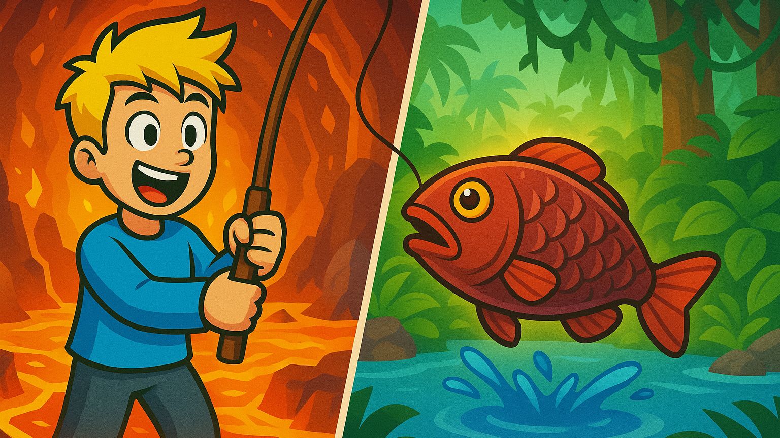 РЫБАЧУ В ЖЕРЛЕ ВУЛКАНА И В ОПАСНЫХ ЖДУНГЛЯХ смотреть онлайн