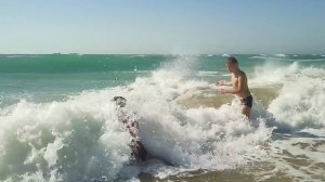 Чёрное море, Благовещенская в начале октября, на встречу к волнам.