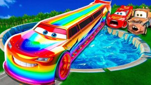 Машинки летают и прыгают! Развивающие мультики Машины помощники. Мультфильмы про машинки