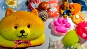 АСМР распаковка сквишей и антистрессы 💥 жмякаю Таба СКВИШИ ✨ звуки АСМР сквишей 🥰