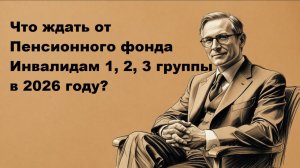 Пенсия инвалидам 1, 2, 3 группы в 2026 году: размер и индексация