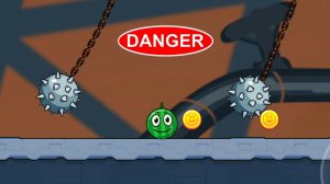 Красный Шар в игре Bounce Ball 6 Уровни 46-50