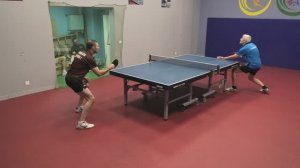 настольный теннис Дорохов Г. (517) - Чавыкин В. (519) Первая С Лига Клубный Чемпионат СПб 29.11