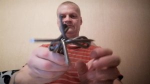 Новая фигура из двух узлов, гвозди 200. 6