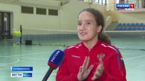 В Симферополе прошел необычный мастер-класс по игре в теннис