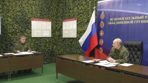 Верховный Главнокомандующий посетил один из пунктов управления Объединённой группировки войск, 30.11