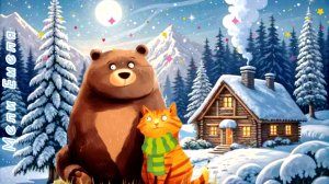 "Медведь и кот" /басня/  О. Емельянова