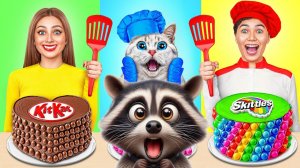 КУЛИНАРНЫЙ СУПЕР ЧЕЛЛЕНДЖ Я ПРОТИВ БАБУШКИ И КОТИКА. СМОТРИМ ВМЕСТЕ С ЕНОТОМ СЁМОЙ